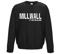 Millwall It's in the Blood Lions Gift Sweatshirt - Top jumper sweater FC Present idea JSW11 (Adult Medium)