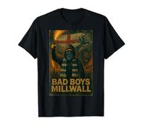 Millwall Men's T-Shirt English Ultras Flag Fans England T-Shirt