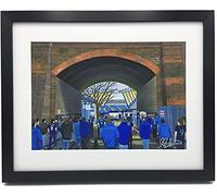 Millwall, The Den Stadium. Framed, Professionally Printed Football Memorabilia Giclee Art Print.