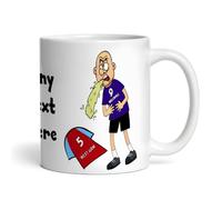 Millwall Vomiting On Westham Funny Football Gift Team Rivalry Personalised Mug | Football Gift For Men | Funny Joke Spoof Team Football Mug |Football Rivalry Vs Any Team Sick On Football gift For Him