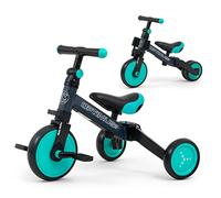Milly Mally Optimus Children's Bicycle 3-in-1 Tricycle, Balance Bike with Pedals, for Boys and Girls from 1 Year, Walker for Children, Ride-On for a Gift, Suitable for a Gift, Mint