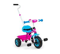 Milly Mally Turbo Bicycle, Children's Tricycle with Push Rod, Adjustable Handle for Boys and Girls, Age of 18-36 Months, Grows with Child Candy