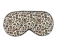 Millya Adjustable Band Silk Sleep Eye Mask Leopard Print Night Eyeshade Sleeping Blindfold