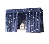 Millya Student Domitory Blackout Bed Curtain Galaxy Starry Bed Canopy Mosquito Nets Bunk Bed Tent(Starry Theme,1.15 * 2M)