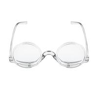 Millya Women Rotatable Make-Up Magnifying Glasses Flip Up Spectacle Lense Eyeglasses for Reading (Gray, +3.5)