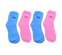 Millya Women's Supersoft Thermal Socks Cozy Warmer Winter Bed Socks - 4 pack