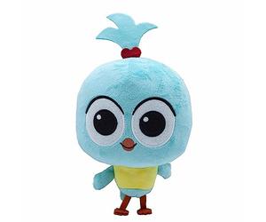 Milo Bird Teddy Bear Stuffed Animal - 20cm Lark Soft Toys from the Milo Animated Series | Cute Talking Bird Plush with Sounds and Phrases | Adorable and Huggable Cartoon Musical Toys for 1 Year Old