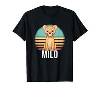Milo - Cute Boy Name with Cute Lion T-Shirt