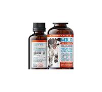 Milo Hemp Oil for Dogs - Stress & Anxiety, Pain & Joint Support - 100% Organic Hemp Seed Oil - Suitable for All Breeds - Made in the UK