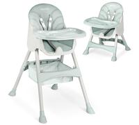 Ricokids Green High Chair for Babies with Tray, Adjustable from 6 Months, Easy to Clean, Foldable, 83 x 60 x 110 cm