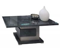 Milo Italian Grey Pedestal Coffee Table