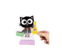 Milo Magnetic Dress Up Set - Match Up Magnet Wooden Puzzles for Kids with Various Vocation Outfits and from the Milo Animated Series | Adorable and Fun Magnetic Toys for 3 Year Old Girls and Boys