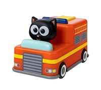 Milo Pull Back Cars for Kids - Mini Fire Engine Toy Car from the Milo Animated Series with Thrilling Pull Back and Go Cars Feature | Collectable Emergency Vehicle Toys for 3 Year Old Boys and Girls