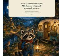 Milo Raccoon et la grande promenade nocturne: Une douce histoire du soir sur la gentillesse, la curiosité et la magie cachée dans les moments ordinaires (Les aventures de Moonwood)