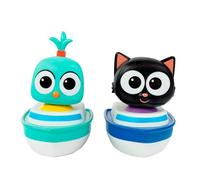 Milo Toddler Bath Toys - 2 Pack Little Toy Boats for Water Play with Milo and Lark from the Milo Animated Series and Thrilling Bath Squirters Action | Collectable Baby Bath Toys for 3+ Year Olds