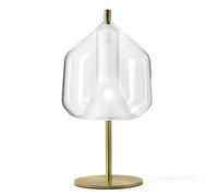 miloox by Sforzin X-Ray table lamp, 18 cm high lampshade, clear