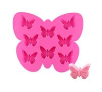 Milopon Ice Cube Trays Ice Cube Tray Silicone Butterflies Ice Cube Box Ice Cube Silicone Moulds Whisky Squares Ice Cube Tray 8 per Tray Random Colours