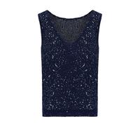 Milord Top - female - Weekend Max Mara - V-neck Knitwear - Blue - S - Knitwear S
