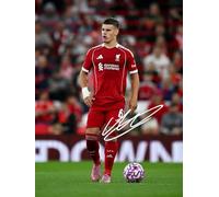 Milos Kerkez - Liverpool Autographed Signed A4 Photo Print