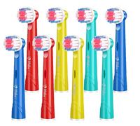 Milos Replacement Toothbrush Heads Compatible with Oral B - Kids Toothbrush Head Professional Electric Brush Heads Classic Precision Clean Brush Heads Fit Professional Care Pack of 8 for Kids 6-12