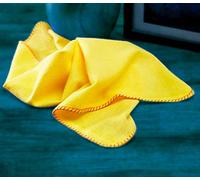 Milosc Jumbo Yellow Duster 100% Cotton Cleaning Cloth For Cleaning Thick & Soft Kitchen Cleaning Towel Multi Surface Dusting Cloth 35 x 45 cm 14"X18" (4)