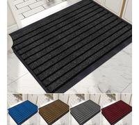 Milosc New Stripe Design Washable Non Slip Door mat Barrier Mats For Indoor & Outdoor Home Hallway Commercial Mat Entrance Mats Rubber Mats Large Kitchen Mats Small Entrance Mat