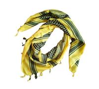 MILSPEC SURPLUS 100% Cotton Yellow and Black Shemagh Scarf Arab Keffiyeh Military Desert Head Neck Wrap R.R.P. £11.99