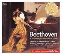 Milstein & Heifetz & Menhuin - Beethoven : 7 Sonates pour violon et piano. Francescatti, Casadesus, Milstein, Firkusny, Goldberg, Kraus, Busch, Serkin, Menuhin, Morini, Heifetz, Moiseiwitsch.