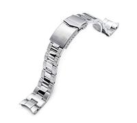 MiLTAT 20mm Super-O Watch Band compatible with Seiko Alpinist SARB017 SPB155 SBEJ005 Hamilton H70455733, Two tone