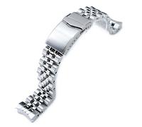 MiLTAT 20mm Watch Strap for Seiko SBDC001 SBDC003 SBDC031, Angus-J Solid Screw Links, Strap, Classic