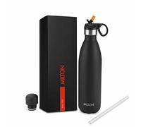 Milton 0.75 Litre Water Bottle with Straw, 2 Lids (Straw & Standard)
