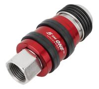 Milton 12.7 cm ONE S-1752 Universal Safety Quick Coupling Industrial Body 1/10.2 cm 3/20.3 cm MNPT