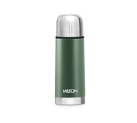 Milton 350 ml Insulated Flask, Leakproof, Stainless Steel, Water Bottle | Double Wall Vacuum Insulation, Keeps Drinks Hot & Cold 24 Hours, Dishwasher Safe, Eco-Flip Green