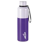 MILTON Ancy 1000 Thermosteel Bottle, 1050 ml Water Bottles, 24 Hours Hot and Cold, Easy to Carry, Easy Grip, Rust Proof, Tea, Coffee, Office, Travel Bottle, Violet
