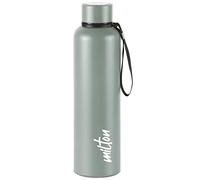 Milton Aura 1000 Thermosteel Bottle, 1.05 Litre, Grey | 24 Hours Hot and Cold | Easy to Carry | Rust & Leak Proof | Tea | Coffee | Office| Gym | Home | Kitchen | Hiking | Trekking | Travel Bottle