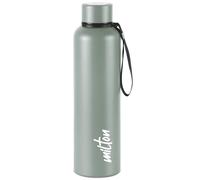 Milton Aura 1000 Thermosteel Bottle 1.05 litre Grey | 24 Hours Hot and Cold | Easy to Carry | Rust & Leak Proof | Tea | Coffee | Office| Gym | Home