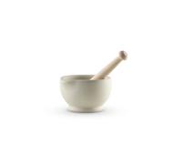 Milton Brook Pestle and Mortar, Vitrified Porcelain, Size 1, 11.2cm Diameter, White