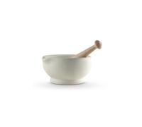 Milton Brook Mortar & Pestle, Vitrified Porcelain, Size 6, White MB947007 in Light Beige | Size: A Milton Brook Light Beige A