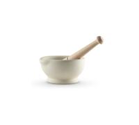 Milton Brook Pestle & Mortar, Vitrified Porcelain, Size 2, 13.35cm Diameter, White in Natural | Size: A Milton Brook Natural A