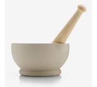 Milton Brook Stone Mortar & Pestle With Wooden, 7 Inch