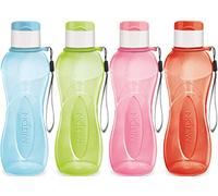 MILTON Children's Water Bottle, Reusable 710 ml, Small Plastic Bottle, Wide Mouth, BPA Free and Leak-Proof, with Strap Handle, Sports Water Bottle for Cycling, Camping, Hiking and Yoga