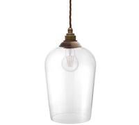 Milton Clear Glass Pendant Light - Old English Brass - Se Home