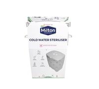 Milton Cold Water Steriliser (White), Packaging may vary