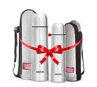 Milton Combo Vacuum Flask for Hot Drink (25 oz & 16 oz), Stainless Ste