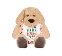 Milton & Drew Cuddly Puppy Dog Plush Toy with Heatable Insert in Gift Box