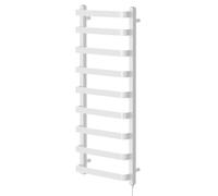 Milton Electric Heated Towel Rail | White | Mild Steel | 1200mm x 500mm