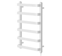 Milton Electric Heated Towel Rail | White | Mild Steel | 800mm x 500mm