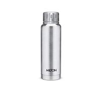Milton Elfin 300 Thermosteel 24 Hours Hot and Cold Water Bottle, 300 ml, Silver | Leak Proof | Easy to Carry | Office Bottle | Hiking | Trekking | Travel Bottle | Gym | Home | Kitchen Bottle