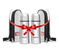 Milton Flask 350 ml (12 oz) Insulated Bottle with Cover, Flip Lid, Set of 2