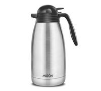 Milton Insulated Jug Coffee Carafe 68 oz Thermosteel Water Coffee,Tea Flask- Double Wall Vacuum Insulated, 304 Stainless Steel Hot Beverage Dispenser-Thermal Carafe AirPot Silver (2000 ml)